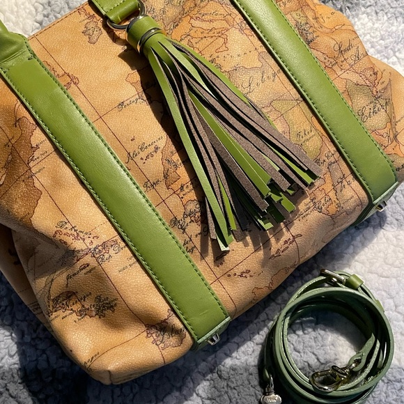 Brand new authentic ALVIERO MARTINI two way hand bag crossbody bag - Picture 4 of 14